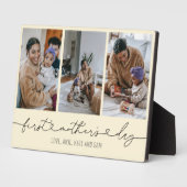 母の日の最初のハートスクリプト3 Photo Gift フォトプラーク (側面)