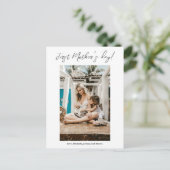 母の日の最初のフォトカード ポストカード (スタンド正面)