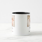 母の日の最初の写真カスタム マグカップ (中央)