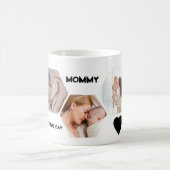 母の日の最初の写真コラージュMug コーヒーマグカップ (中央)