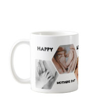 母の日の最初の写真コラージュMug