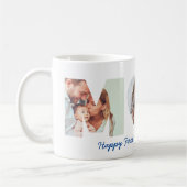母の日の最初の母のハート写真 コーヒーマグカップ (左)