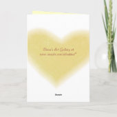 母の日の朝顔 カード (裏面)