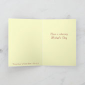 母の日の朝顔 カード (内部)