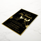 母の日の朝食会 箔招待状 (回転した状態)