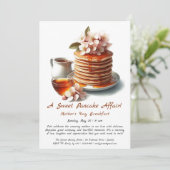 母の日の朝食、パンケーキ、山楂の花 招待状 (スタンド正面)