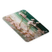 母の日の桜の花が咲く壁 マグネット (右側)
