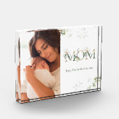 母の日の植物文字写真 フォトブロック (左)