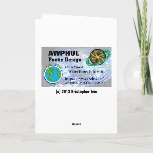 母の日の業績評価 カード (裏面)