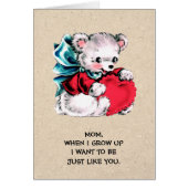 母の日の母のために。スイートテディベア (正面)