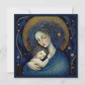 母の日の母のために。母娘カード サンキューカード (正面)