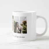 母の日の母のコラージュ ジャンボコーヒーマグカップ (右)