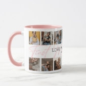 母の日の母の写真マグカップ マグカップ (左)