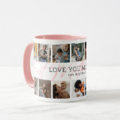 母の日の母の写真マグカップ マグカップ (正面左)