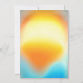 母の日の母の愛ソフトパステルオーラ 招待状 (裏面)