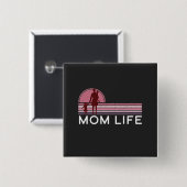 母の日の母の生活 缶バッジ (正面&裏面)