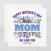 母の日の母の贈りカスタマイズ物 (正面/裏面)