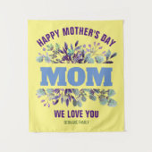 母の日の母の贈りカスタマイズ物 タペストリー (正面)