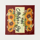 母の日の母の贈り物 タペストリー (正面(横))