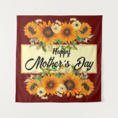 母の日の母の贈り物 タペストリー (正面)