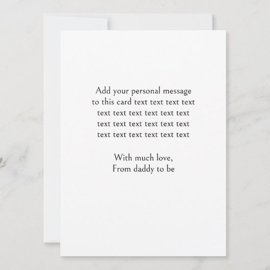 母の日の母はフローラ (裏面)