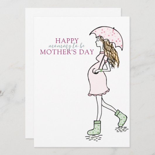 母の日の母はフローラ (正面/裏面)