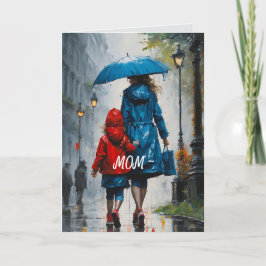 母の日の母への娘 サンキューカード