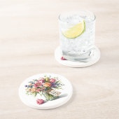 母の日の母最高のが水の色で今まで コースター (側面)