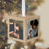 母の日の母最高のの思い出 キューブオーナメント