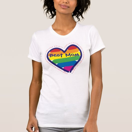 母の日の母最高の母 Tシャツ (正面)