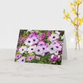 母の日の気持ちそして花 カード (黄色い花)