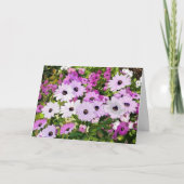 母の日の気持ちそして花 カード (正面)