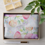 母の日の水の色の花母ワードアート 薄葉紙 (ギフト)