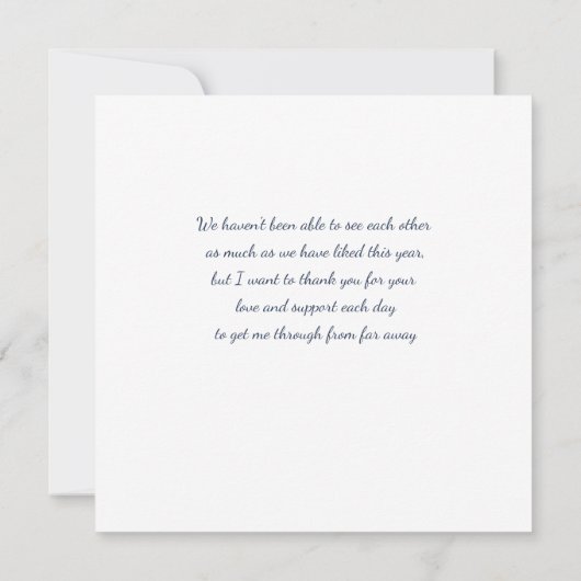 母の日の水彩花と鳥 (裏面)