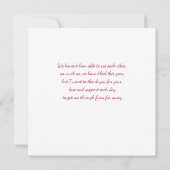 母の日の水彩花と鳥 (裏面)