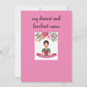 母の日の滞在 セーブザデート (裏面)