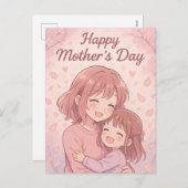 母の日の特別なカード お母さんの好きな色 シーズンポストカード (正面/裏面)