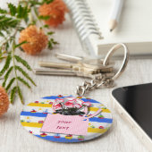 母の日の特別バラ キーホルダー (側面)