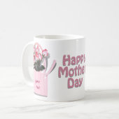 母の日の特別バラ コーヒーマグカップ (正面左)