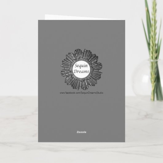 母の日の猫カード | デボン レックス ヴィンテージ写真 カード (裏面)