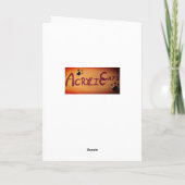 母の日の猫 カード (裏面)