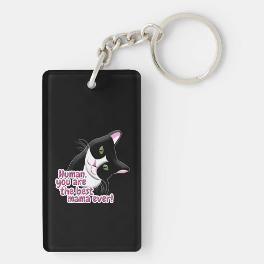 母の日の猫 キーホルダー (裏面)