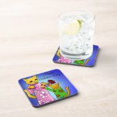 母の日の猫 コースター (右側)