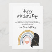 母の日の猫 シーズンカード (正面/裏面)