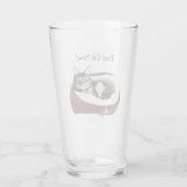 母の日の猫 タンブラーグラス (裏面)