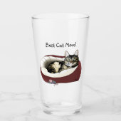 母の日の猫 タンブラーグラス (正面)