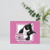 母の日の猫 ポストカード (スタンド正面)