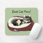 母の日の猫 マウスパッド (マウス)