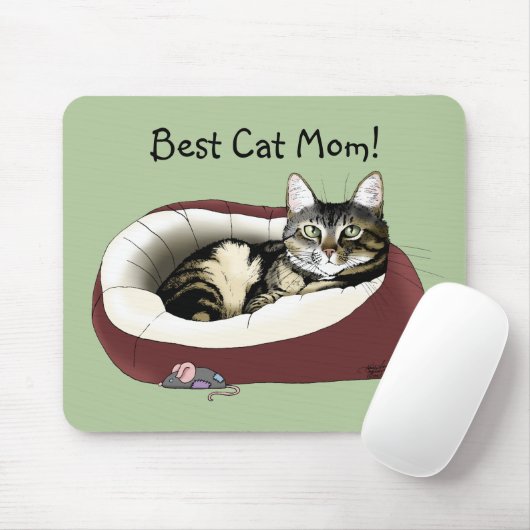 母の日の猫 マウスパッド (マウス)