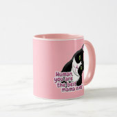 母の日の猫 マグカップ (正面右)